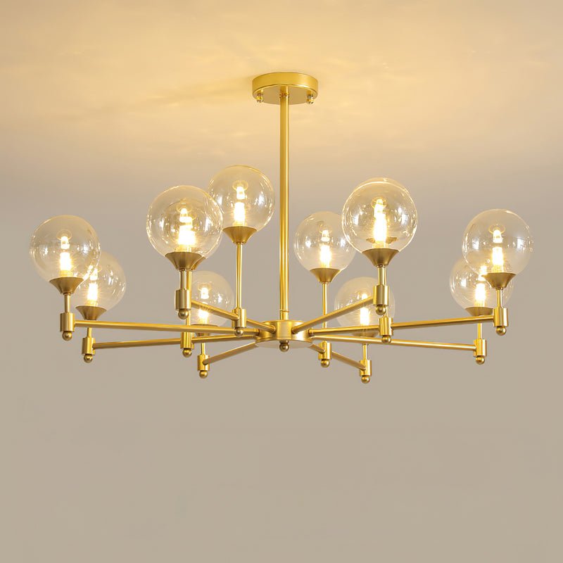 Celireon elegante kroonluchter met glas