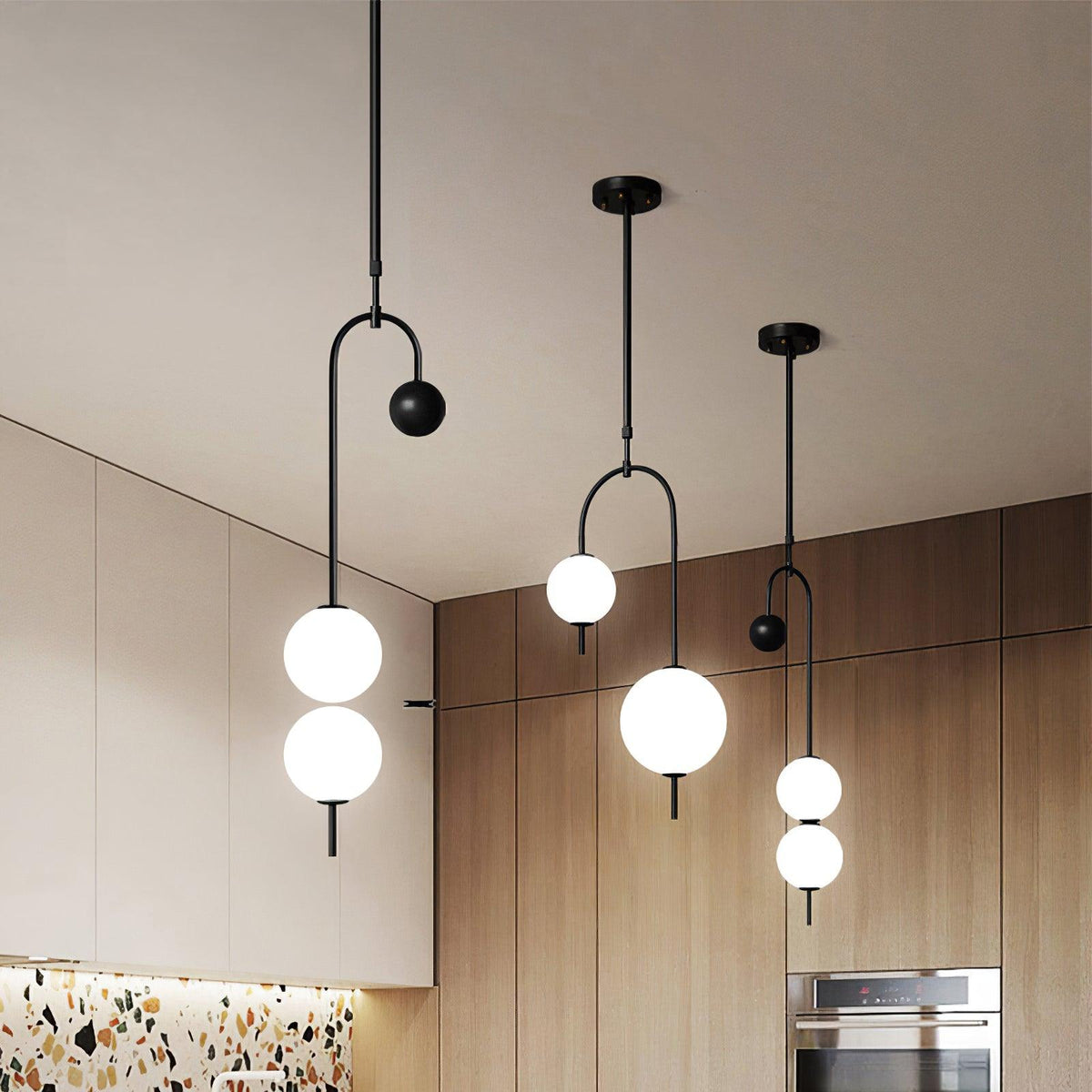Ellise kunststof artistieke hanglamp
