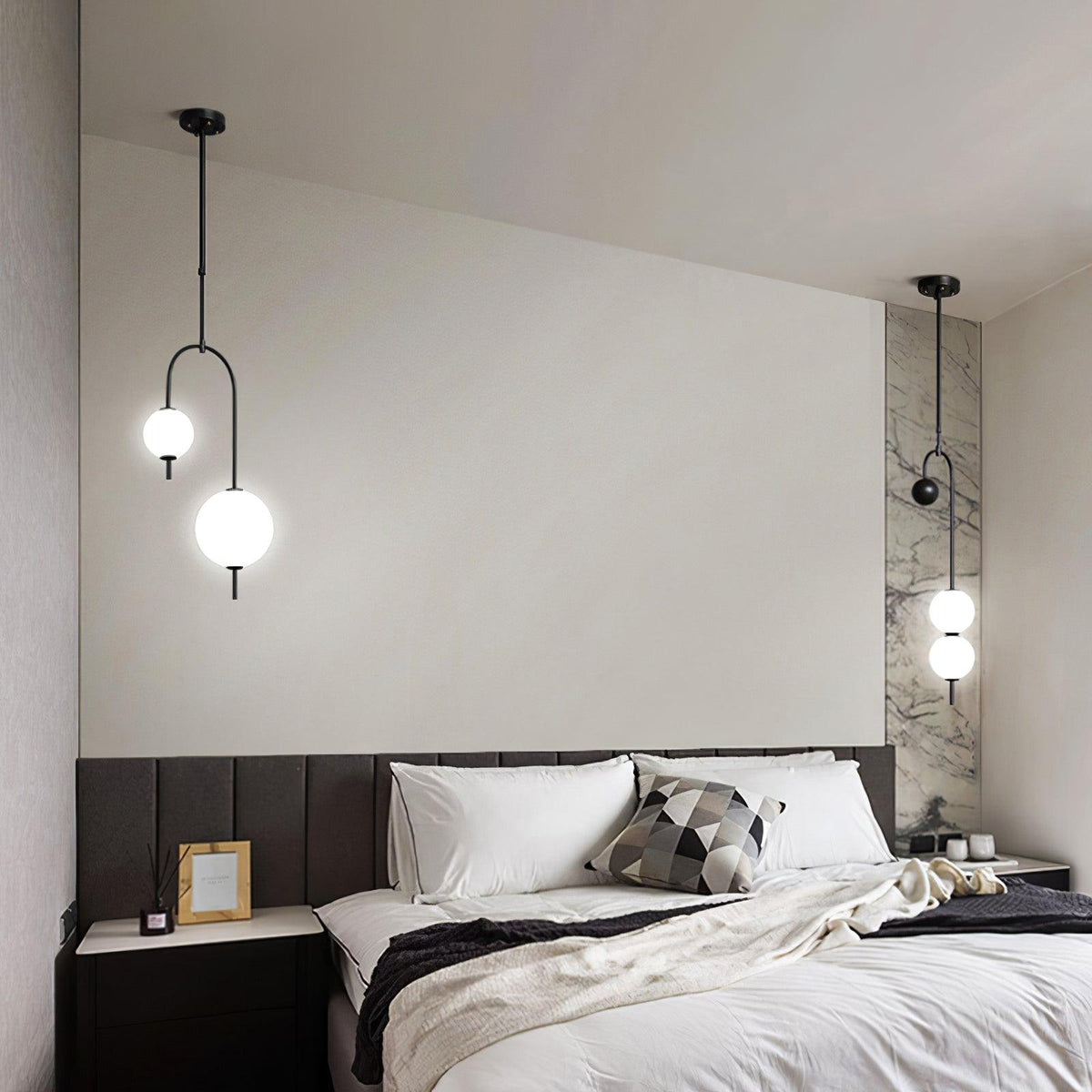 Ellise kunststof artistieke hanglamp