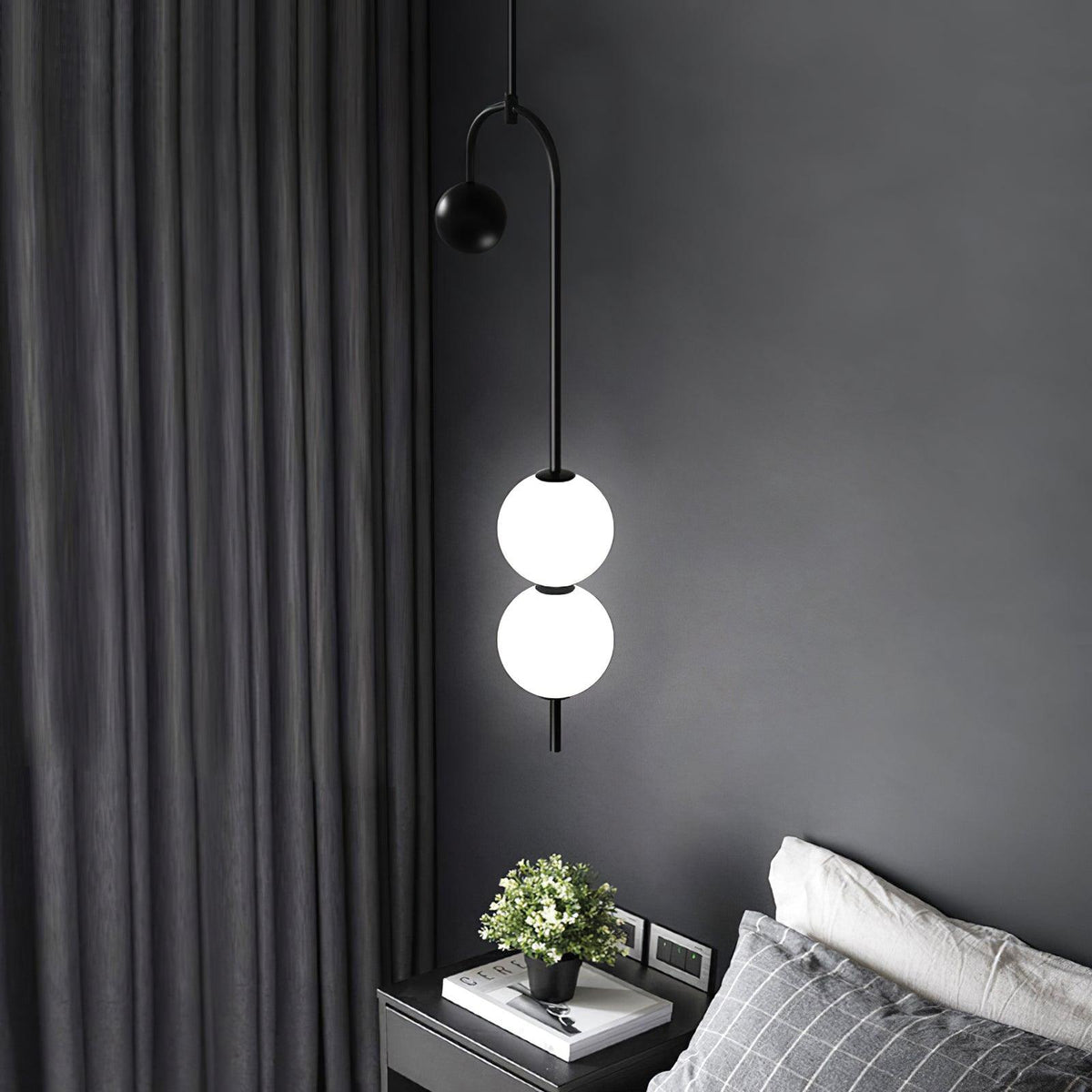 Ellise kunststof artistieke hanglamp