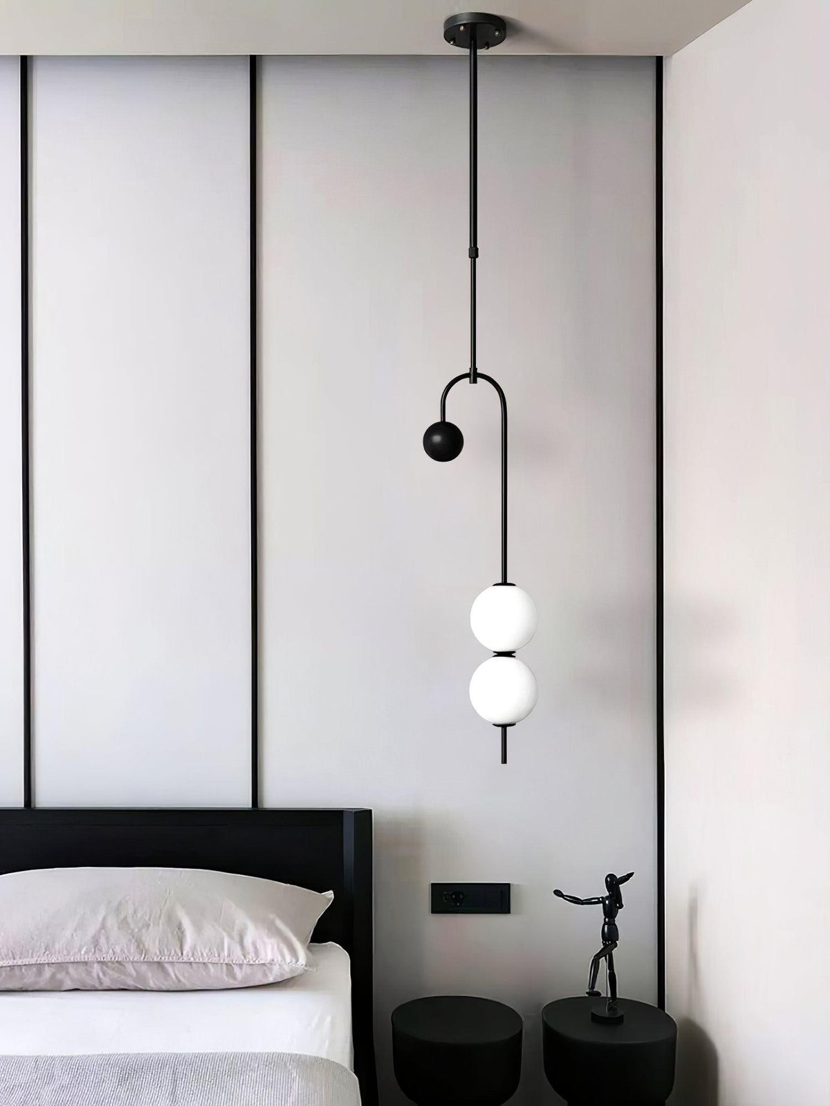 Ellise kunststof artistieke hanglamp