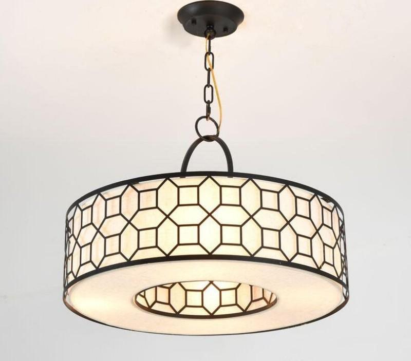 Arshaor Premium elegantie Ronde hanglamp van koper en glas