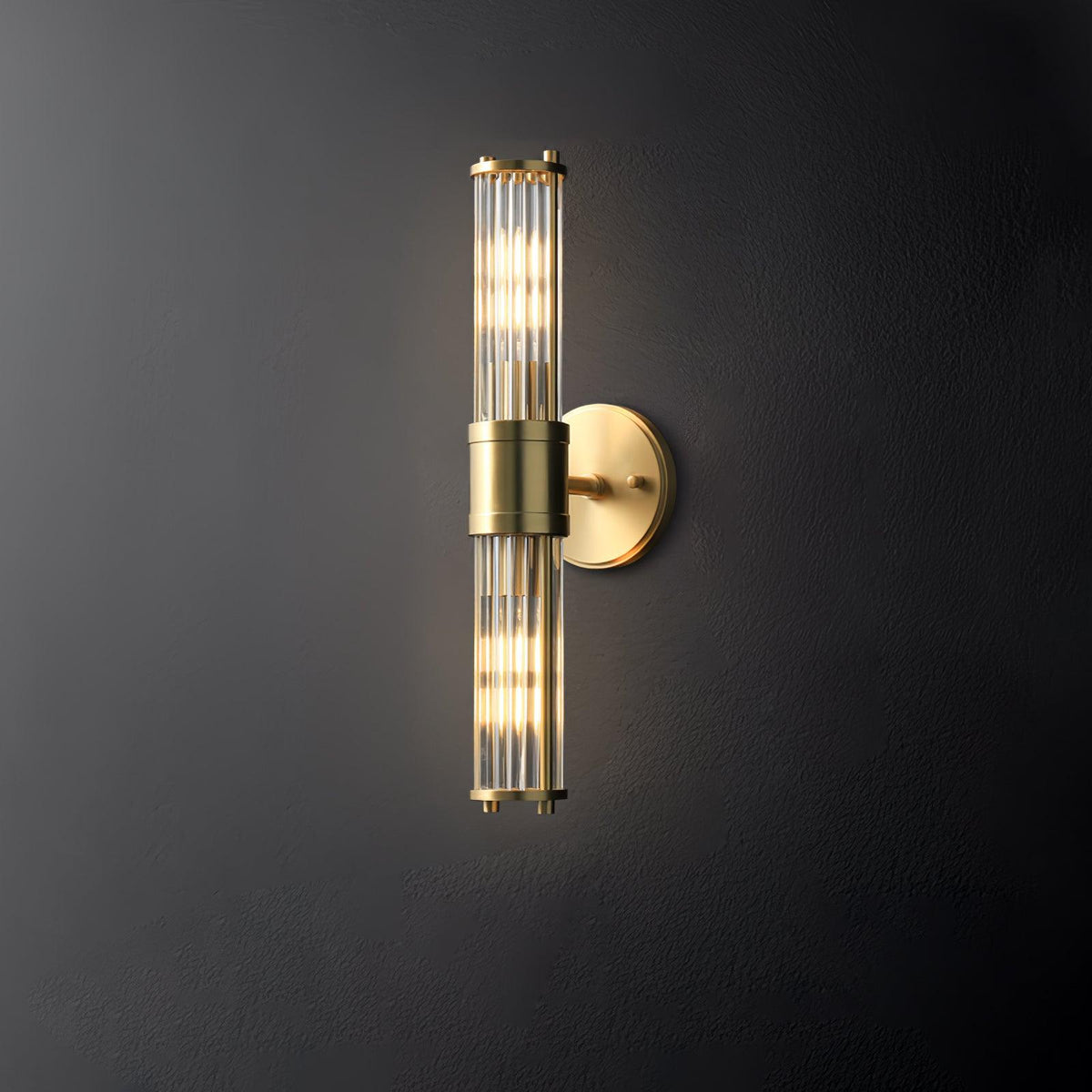 Vevenisra Noordse kunst cilinderglas wandlamp van glas