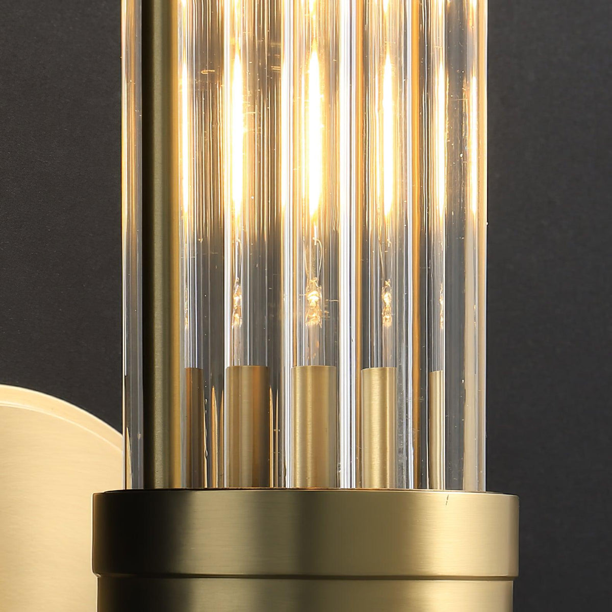 Vevenisra Noordse kunst cilinderglas wandlamp van glas
