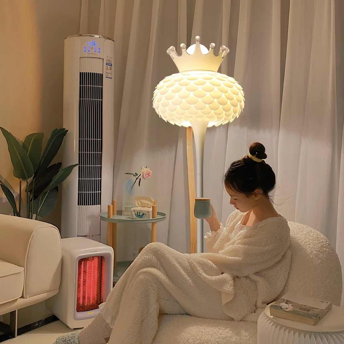Regal moderne vloerlamp van PVC