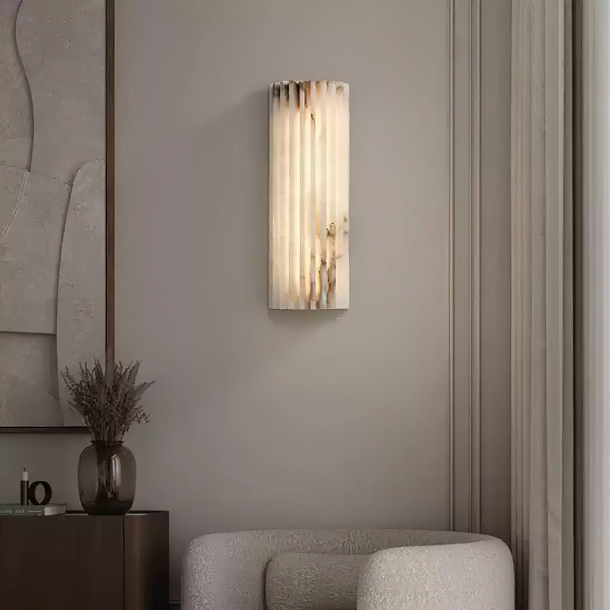 Orvian wandlamp Albast Minimalistisch