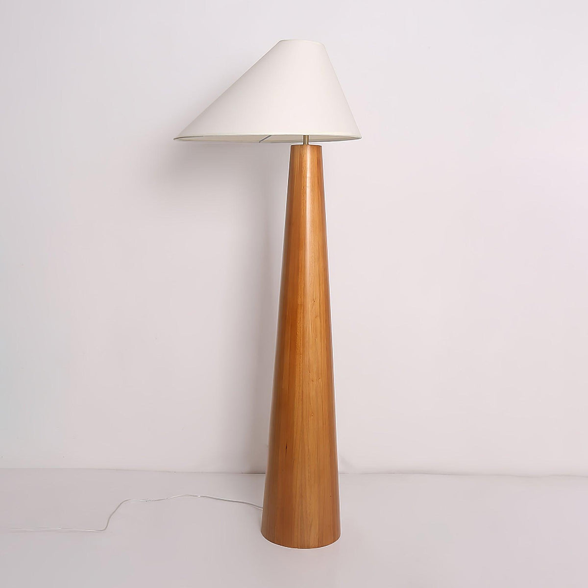 Pinnacle minimalistisch Houten vloerlamp