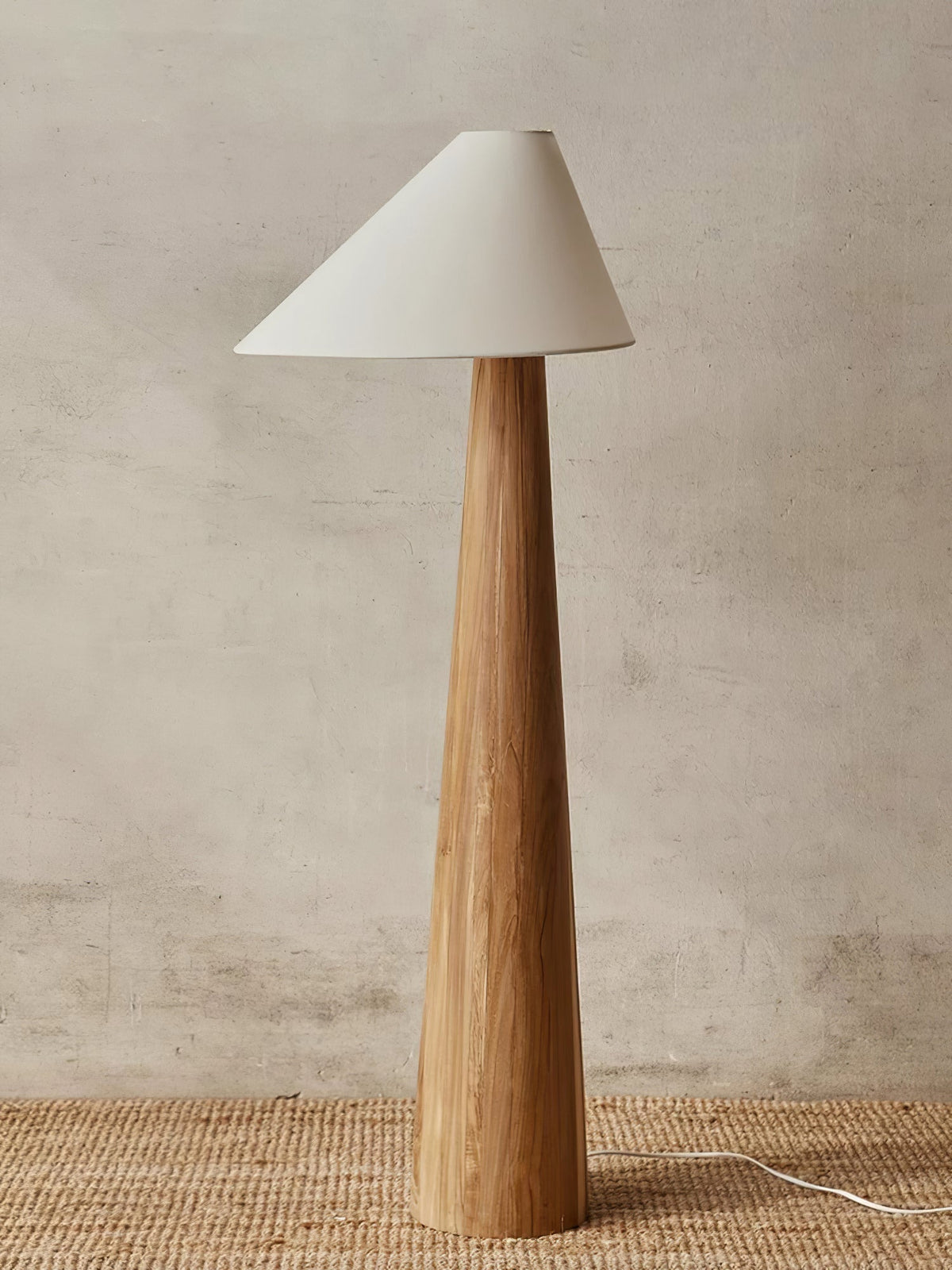 Pinnacle minimalistisch Houten vloerlamp