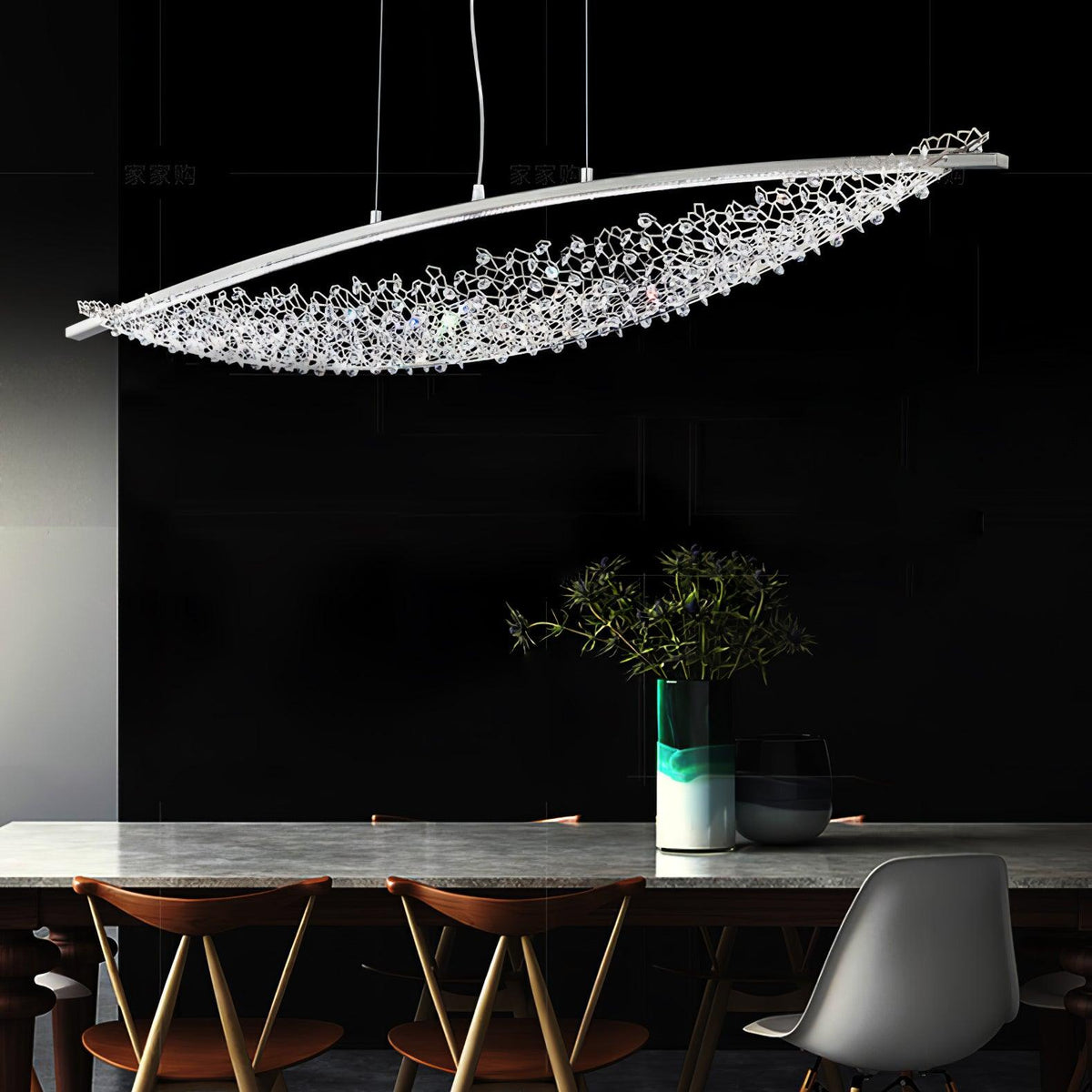 Elvarin kristal hanglamp