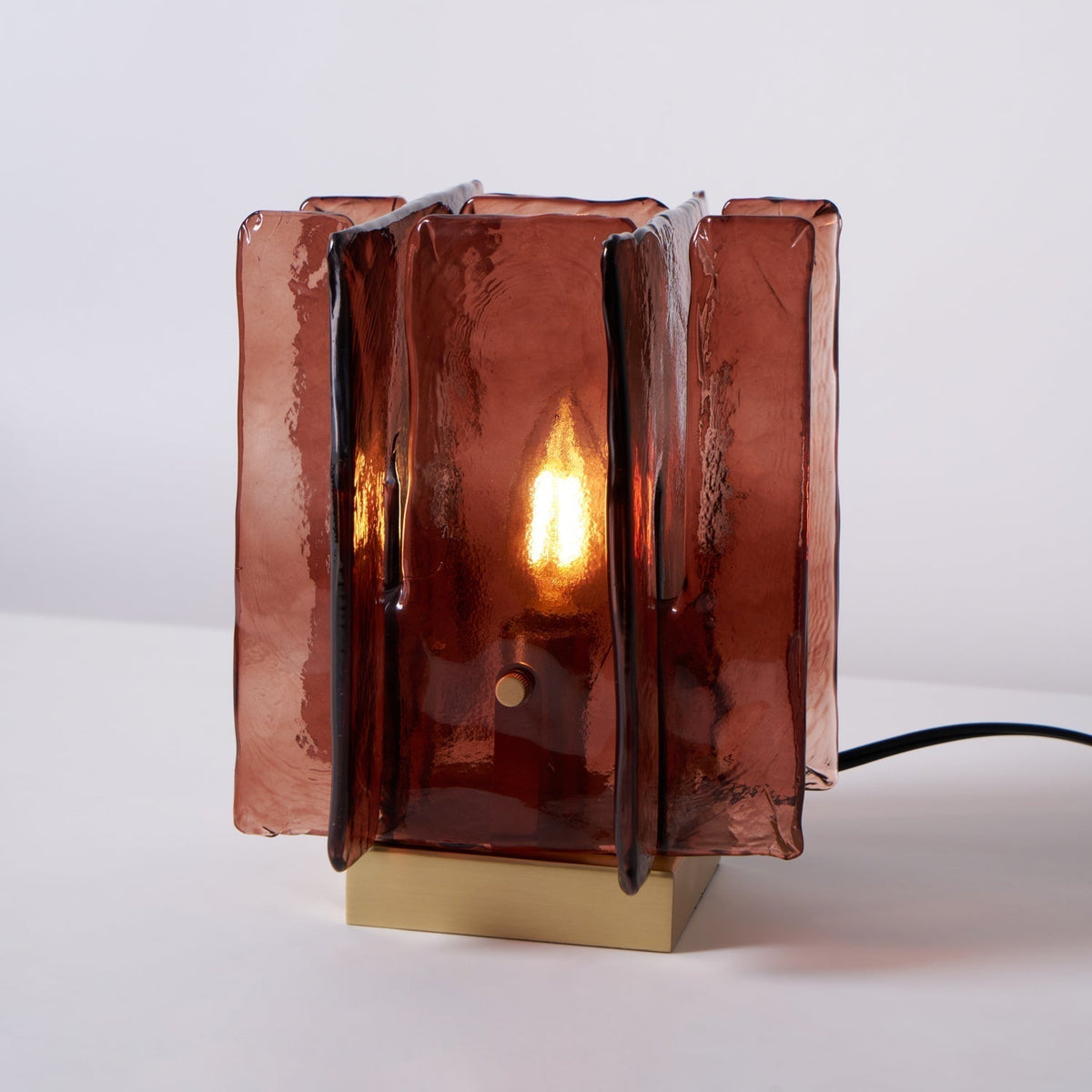 Avlaear Kunstglas tafellamp van glas