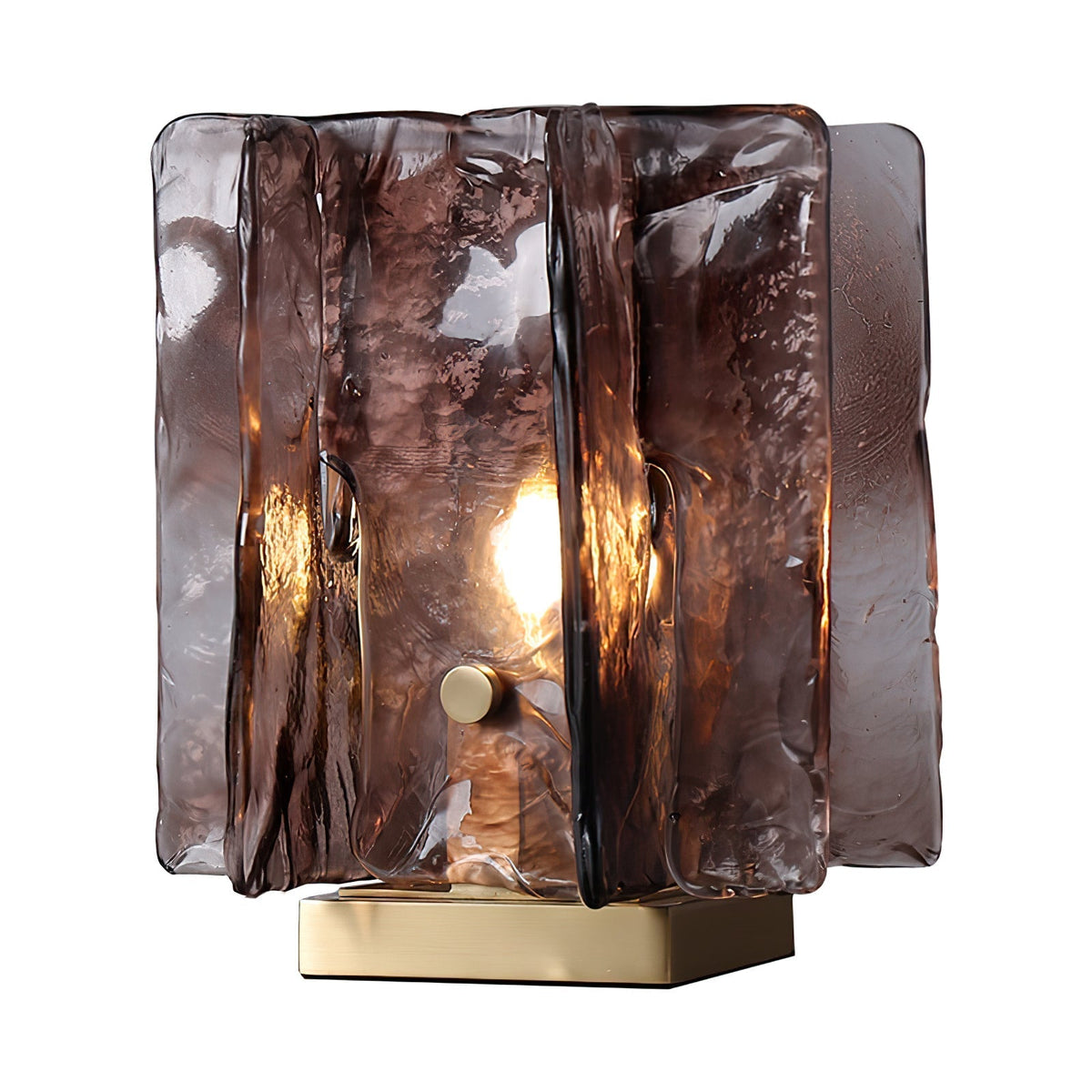 Avlaear Kunstglas tafellamp van glas