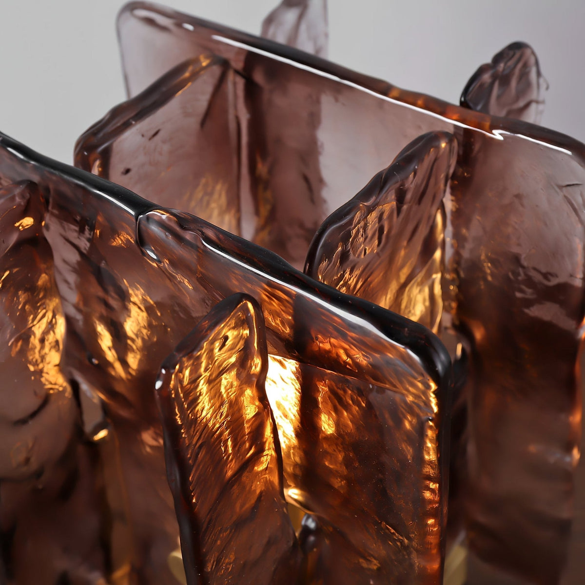 Avlaear Kunstglas tafellamp van glas