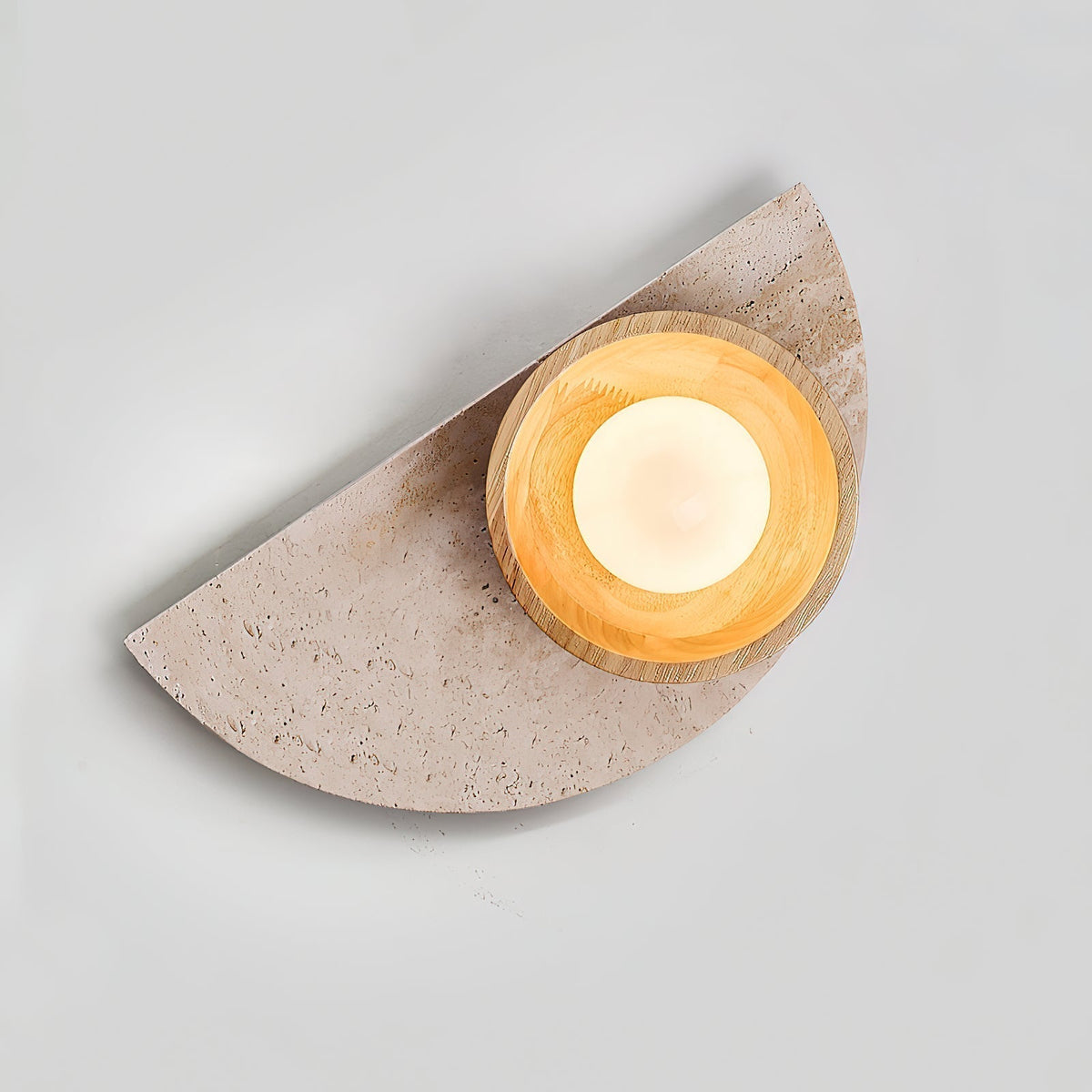 Dvaluvyi wandlamp travertin Individual Creativity
