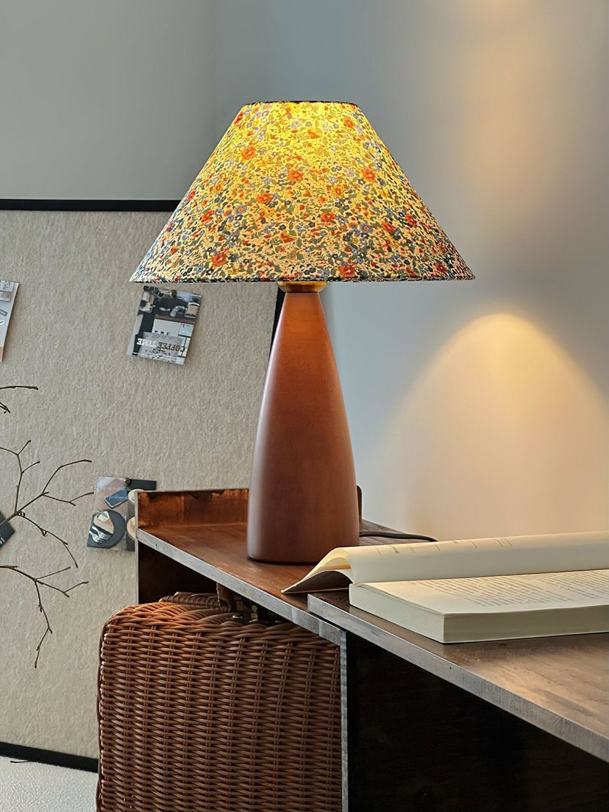 Ber Vintage Houten tafellamp