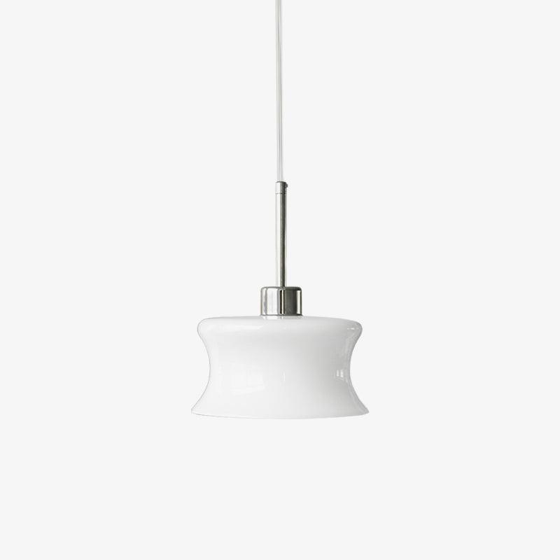 Zenthia klassieke hanglamp met beige en goudkleurig glas