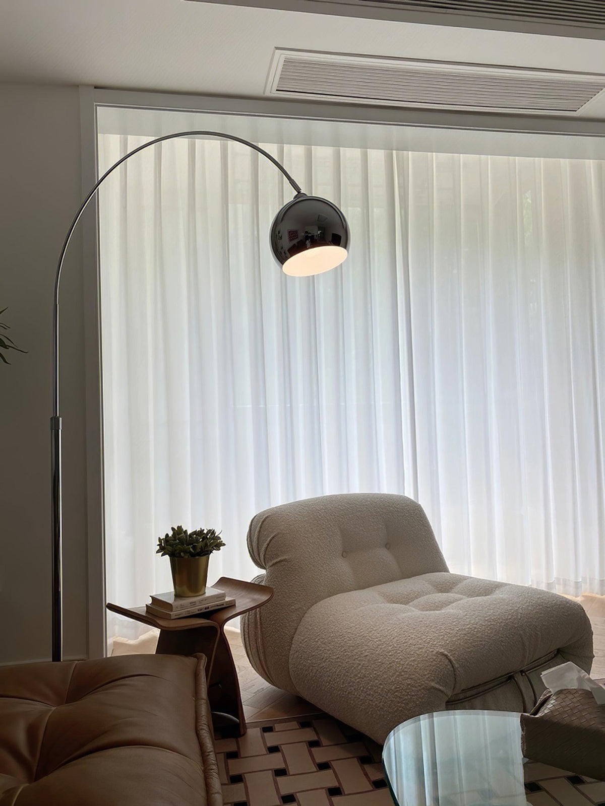 Opal Minimalistische vloerlamp