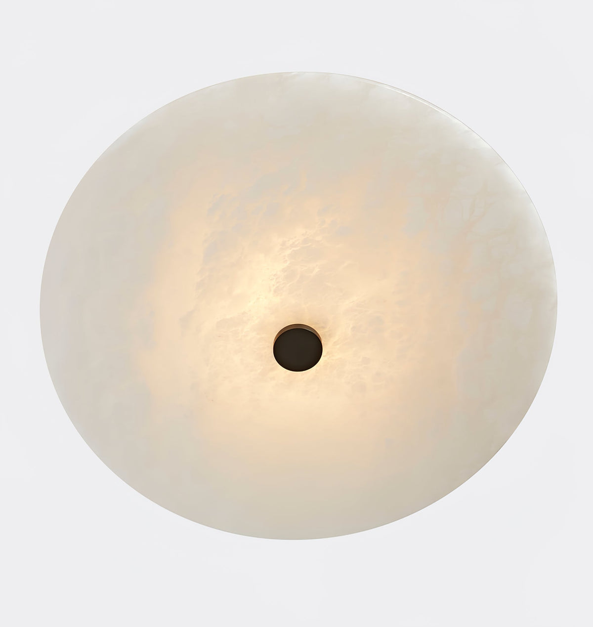 Ines Eterna Moderne witte wandlamp van albast