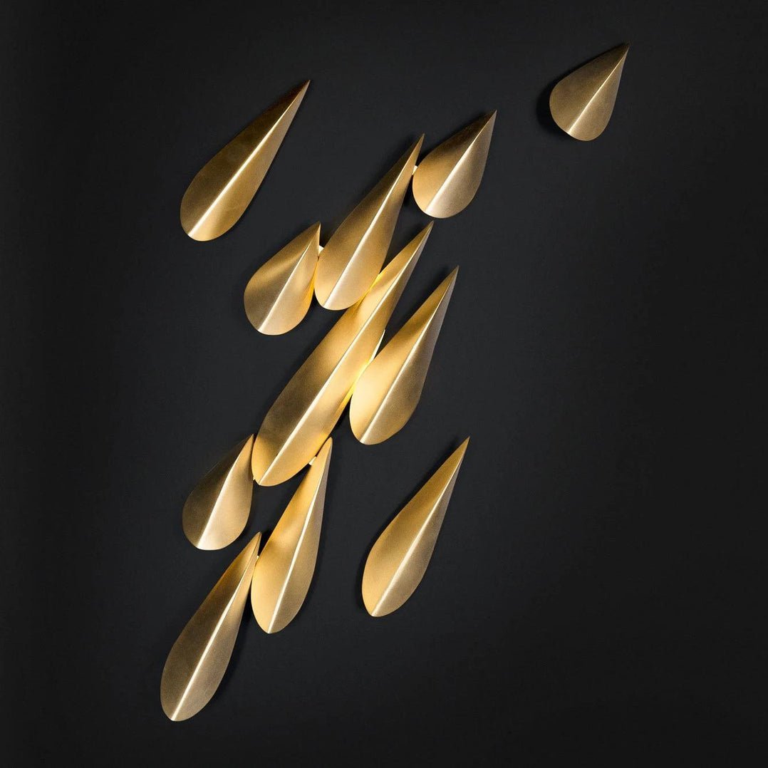 Avynis Abstract messing wandlamp