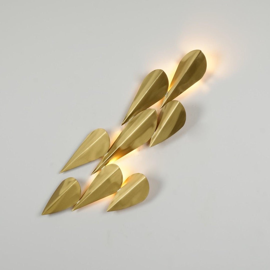 Avynis Abstract messing wandlamp