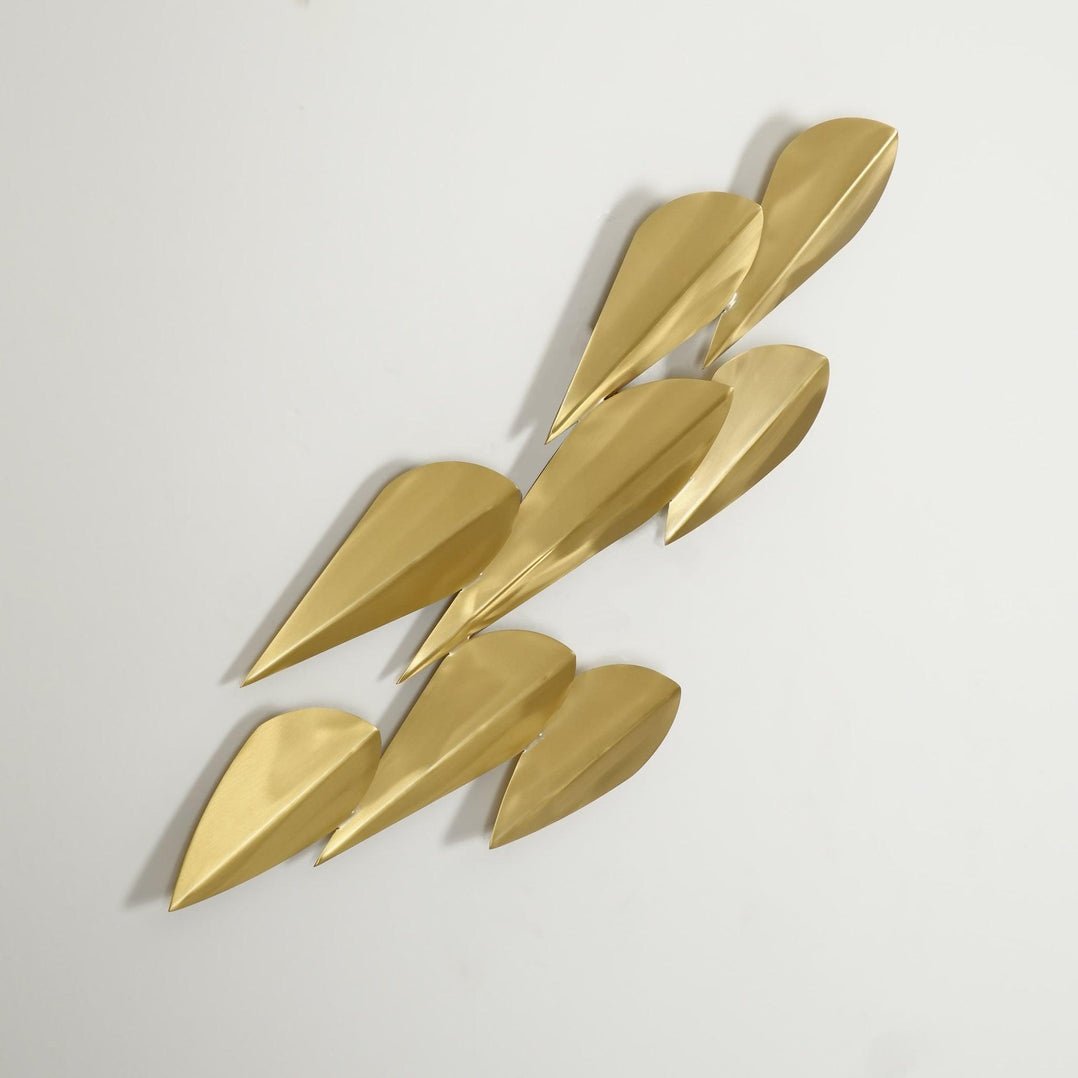 Avynis Abstract messing wandlamp