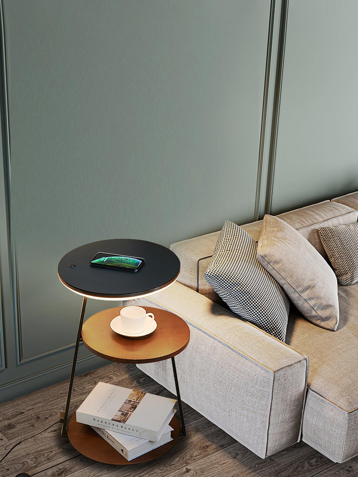 Mard Houten Moderne vloerlamp