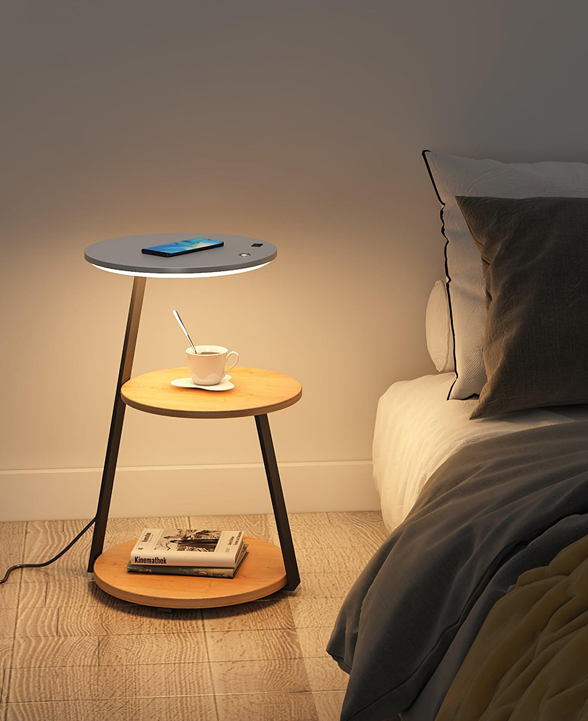 Mard Houten Moderne vloerlamp