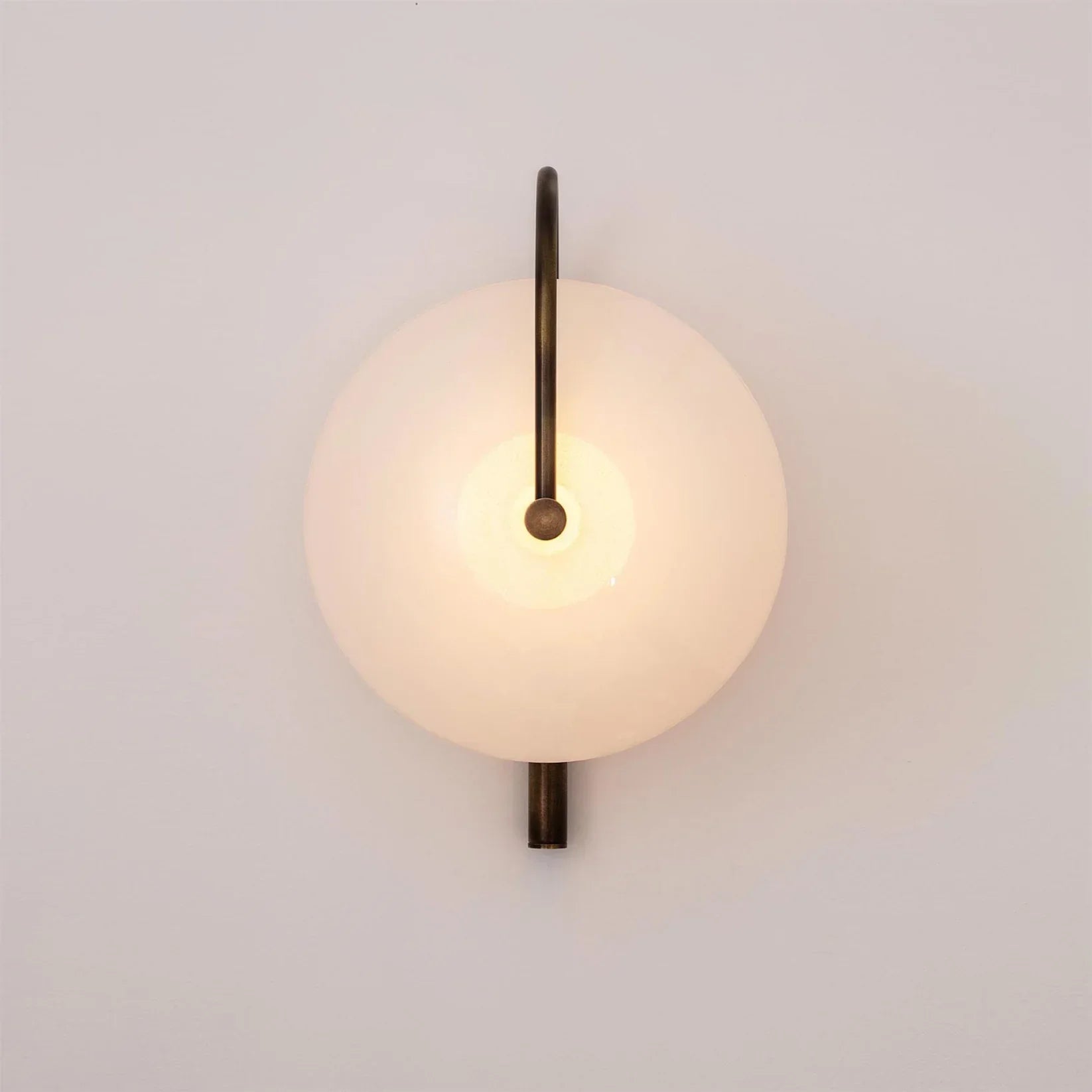 Elif Modern Zwart Goud Metaal Glas Wandlamp Eetkamer Slaapkamer