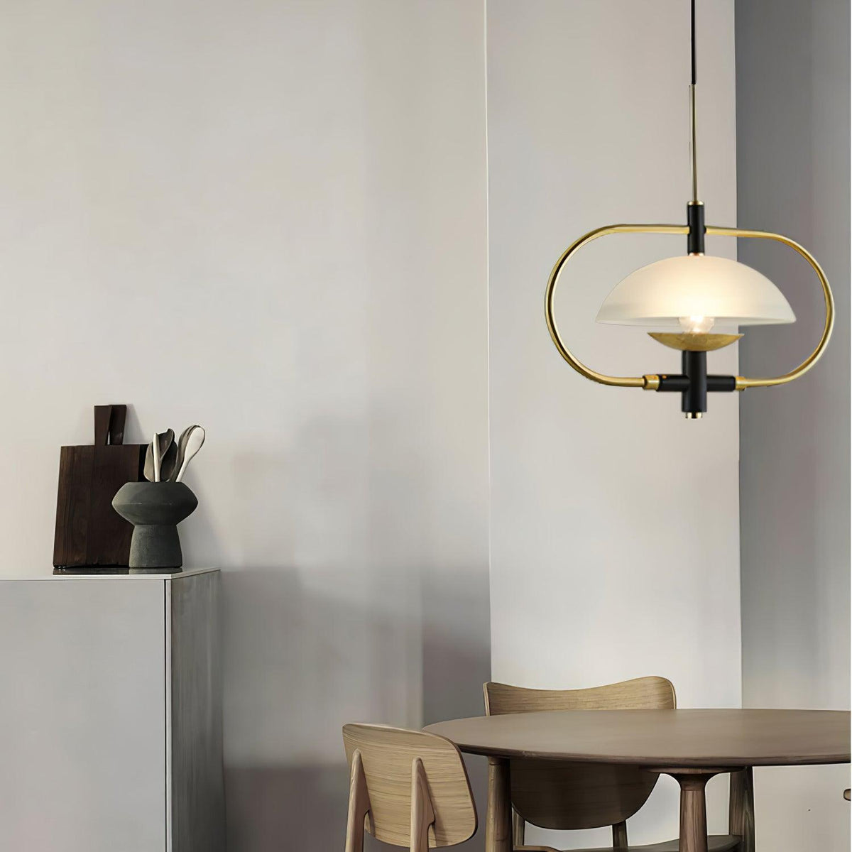 Cuvenara Noordse kunst klassieke glas hanglamp