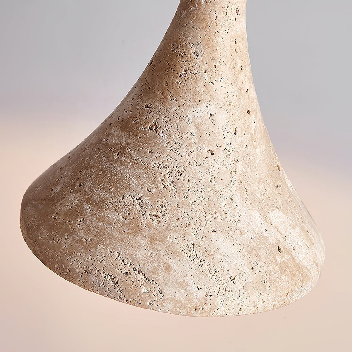 Taviaya minimalistische hanglamp van travertin