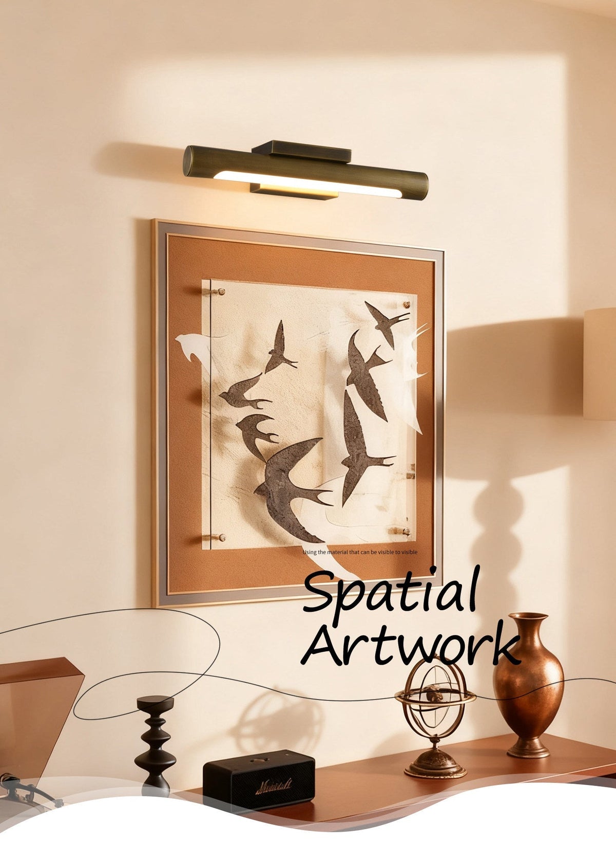 Solerelia messing wandlamp