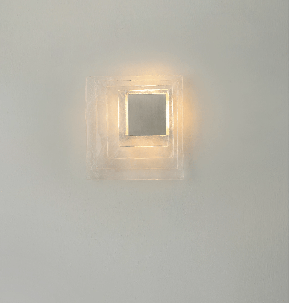 Cleo glas Watercube Cascade wandlamp