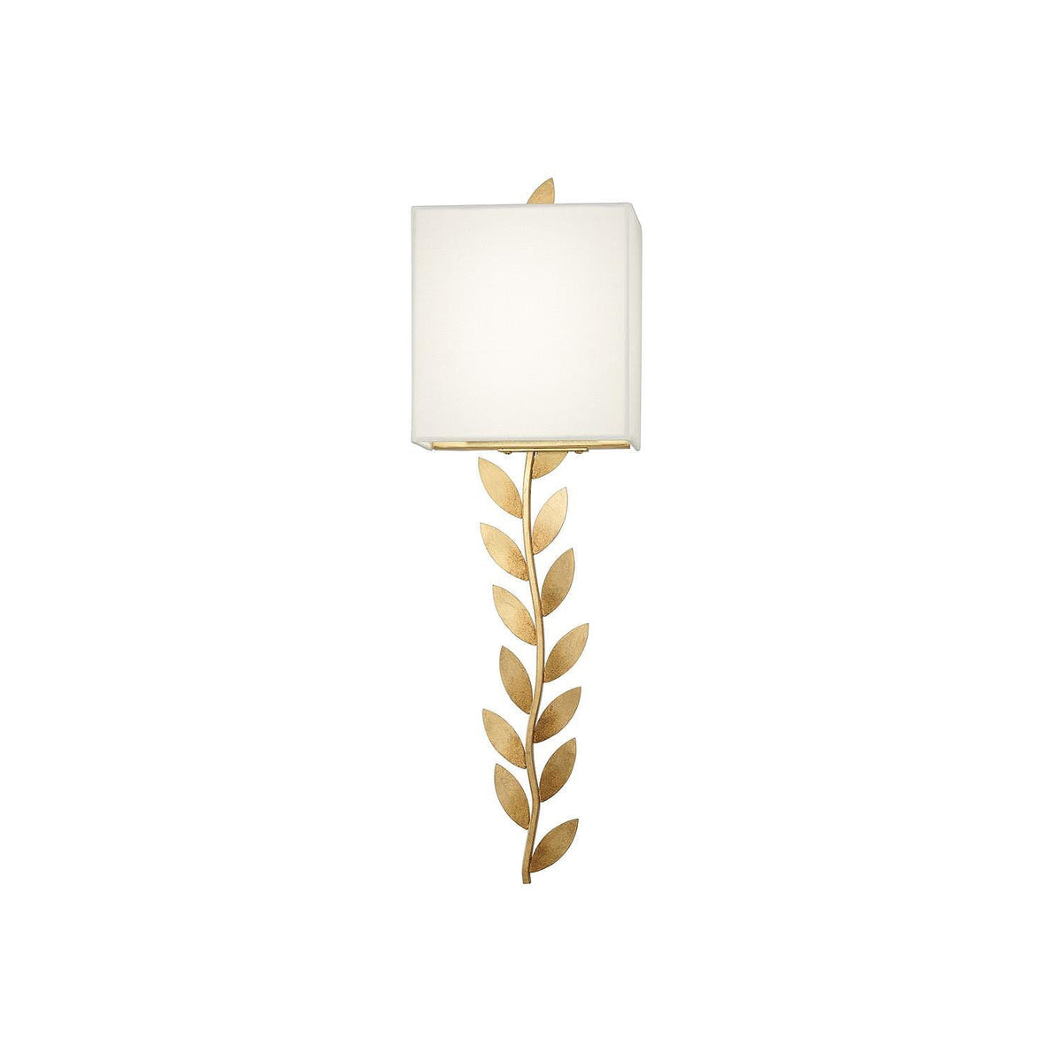 Plotuvyo Moderne minimalistische wandlamp met messing afwerking en stoffen kap