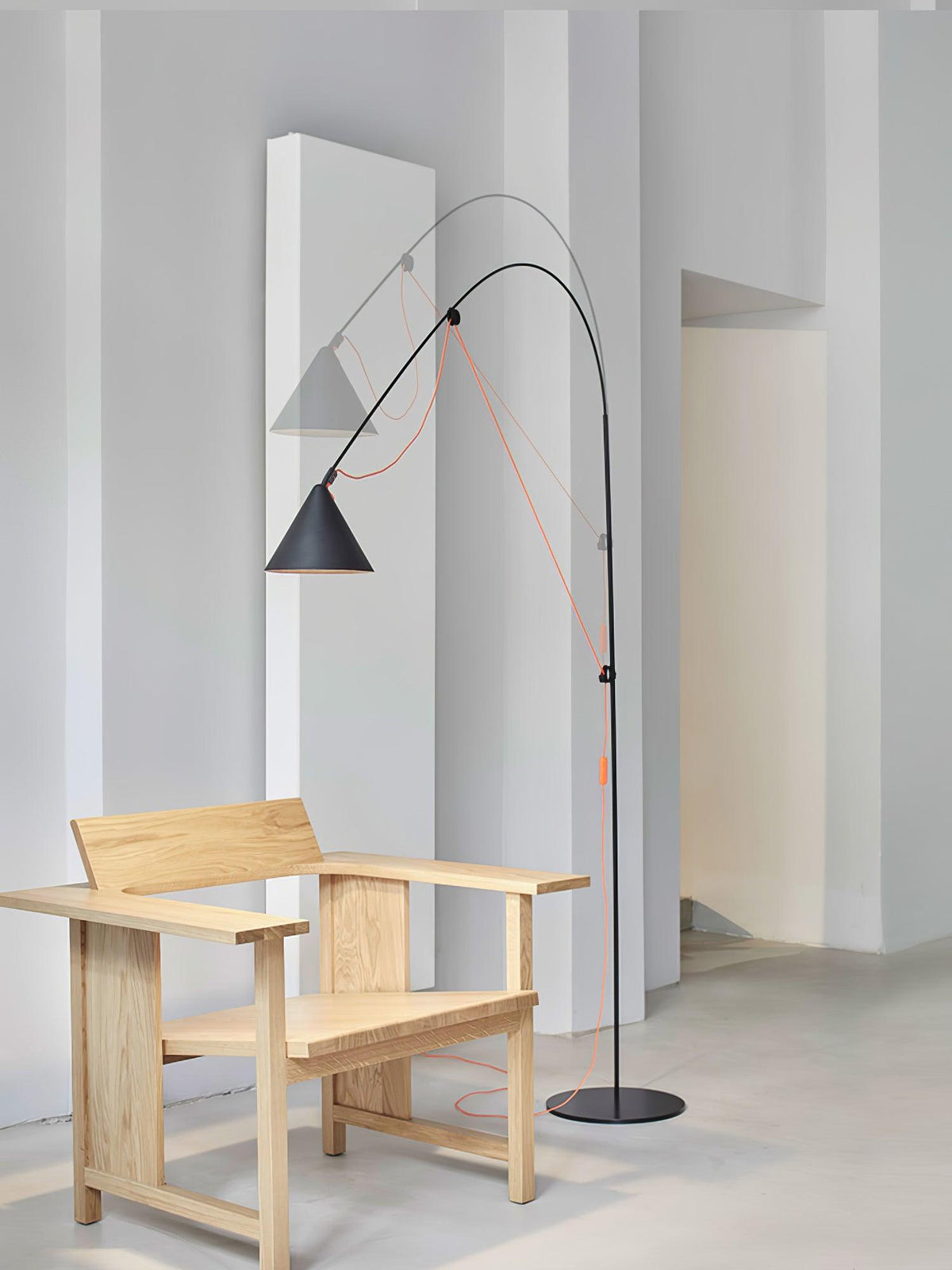 Aurzoril industriële vloerlamp