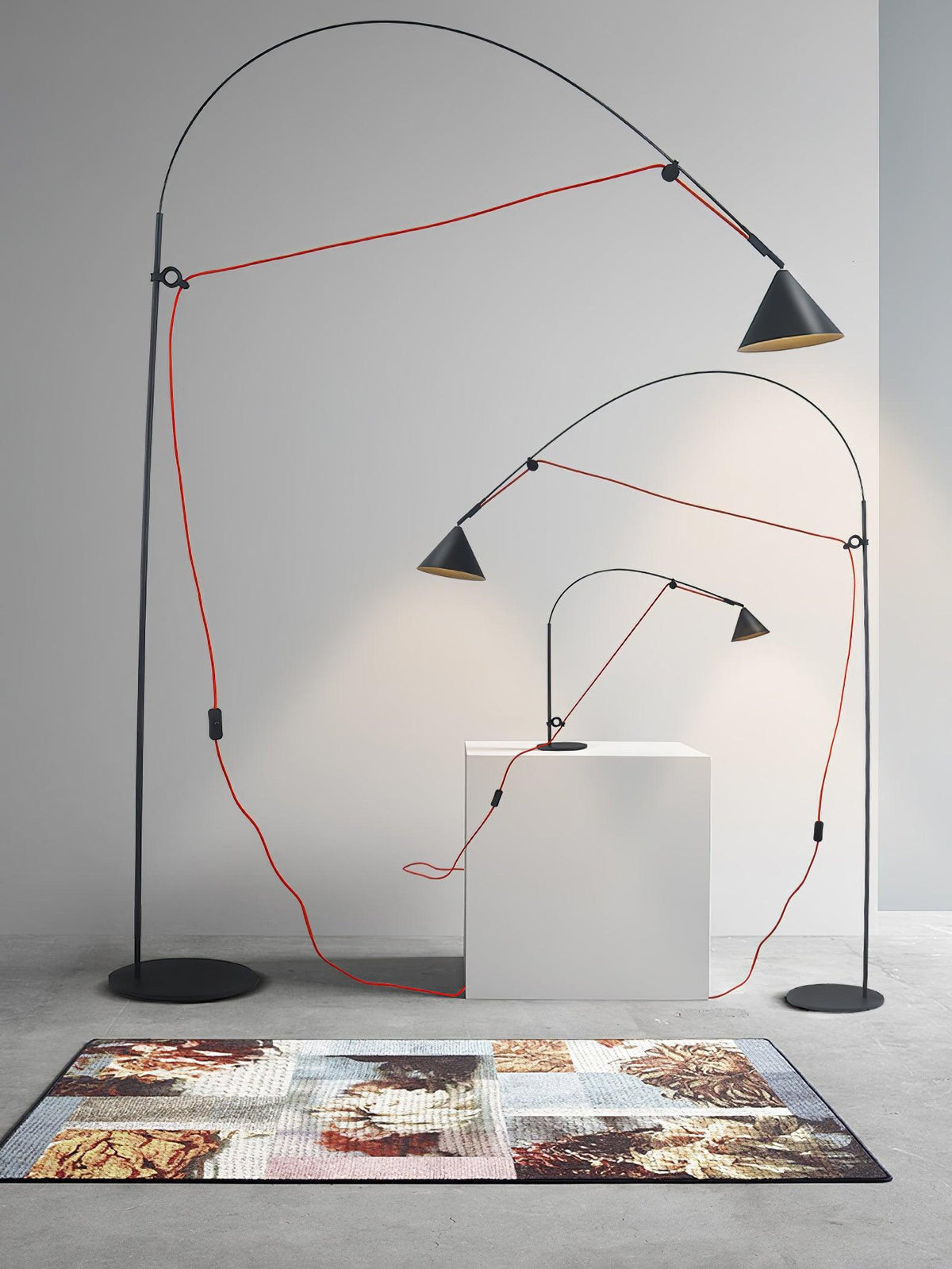 Aurzoril industriële vloerlamp