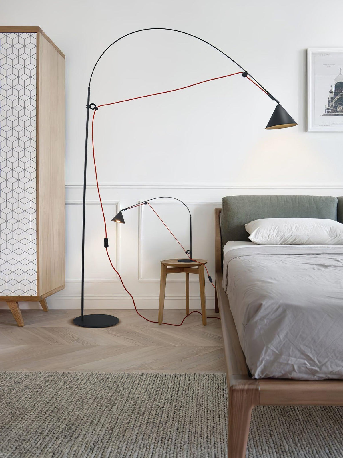 Aurzoril industriële vloerlamp