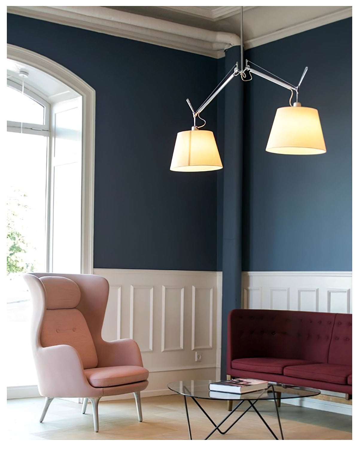 Evmirion Premium elegantie Stoffen Kap hanglamp