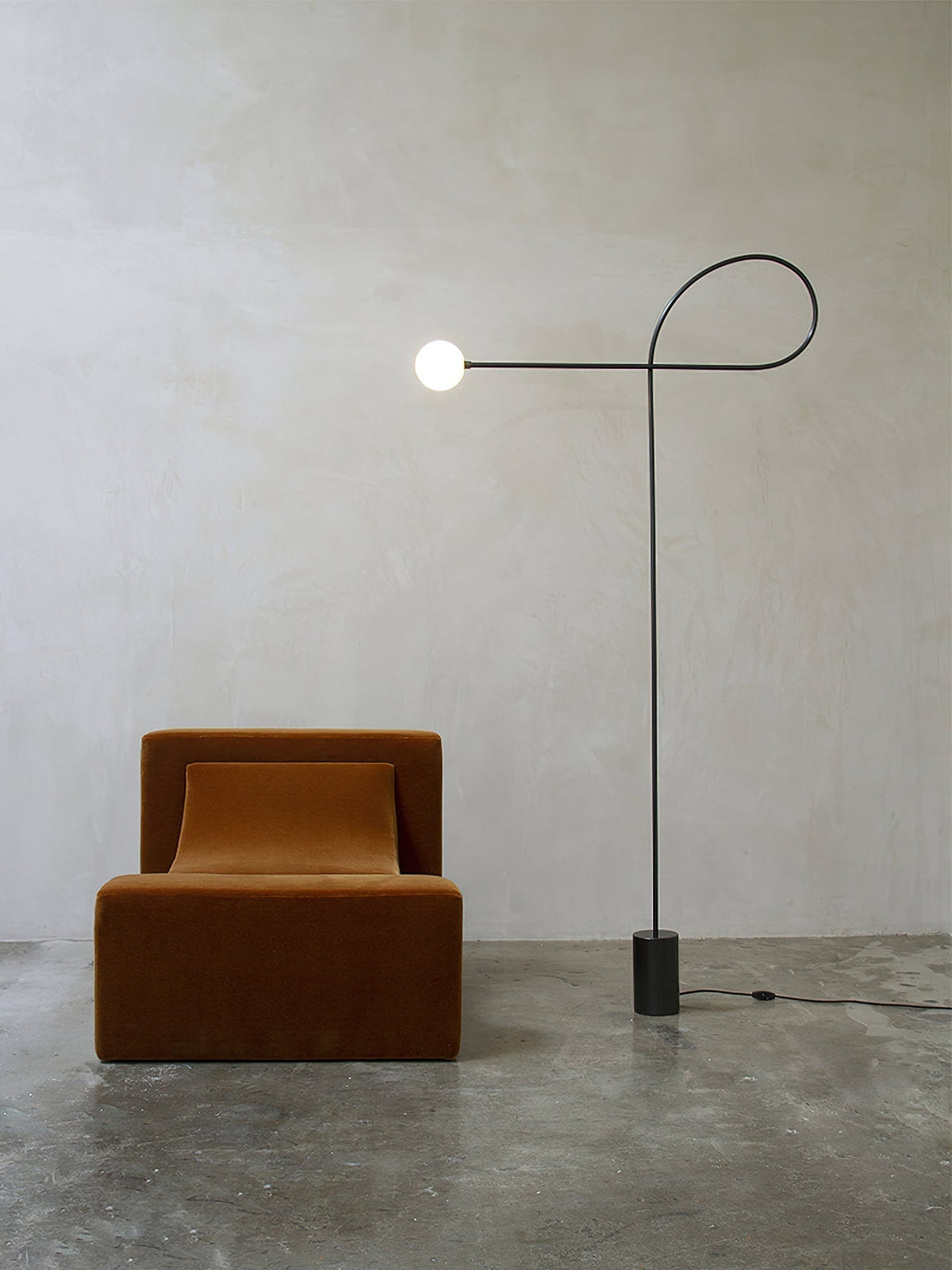 Zanoril sculpturale vloerlamp