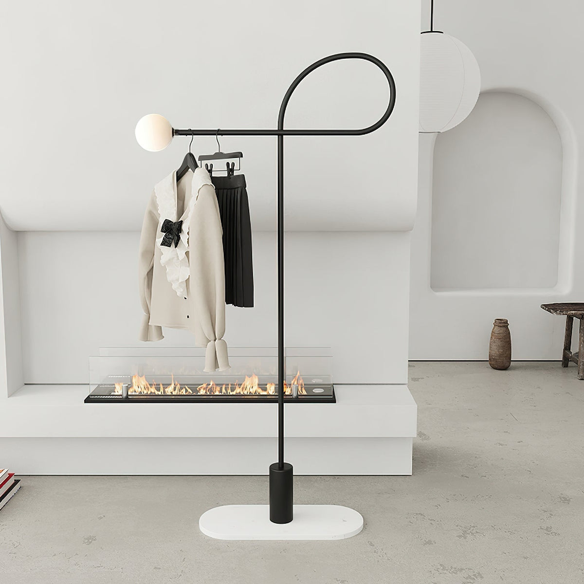 Zanoril sculpturale vloerlamp