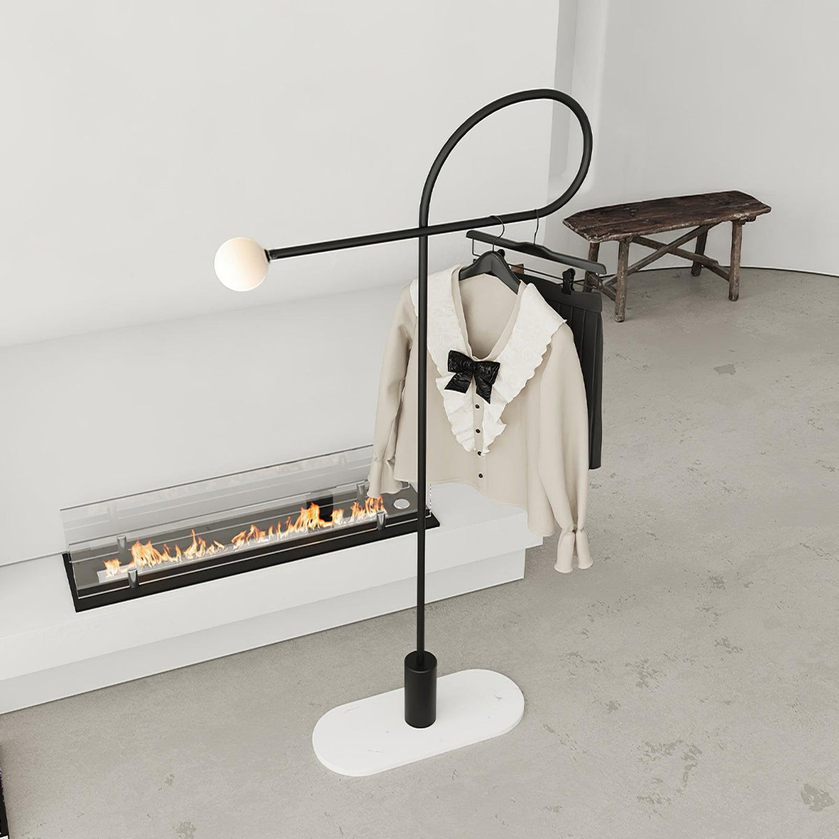 Zanoril sculpturale vloerlamp