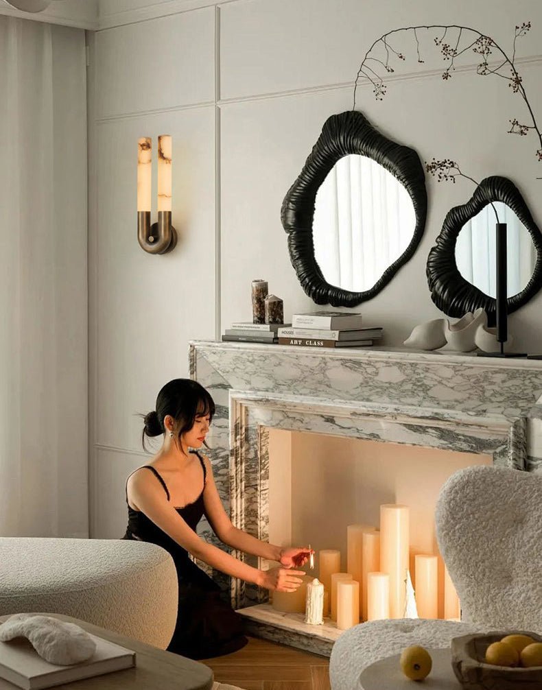 Orvella Arch albasten wandlamp