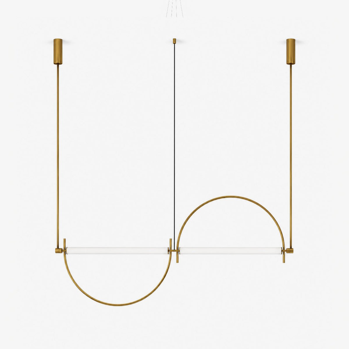 Arched kroonluchter met lineaire LED