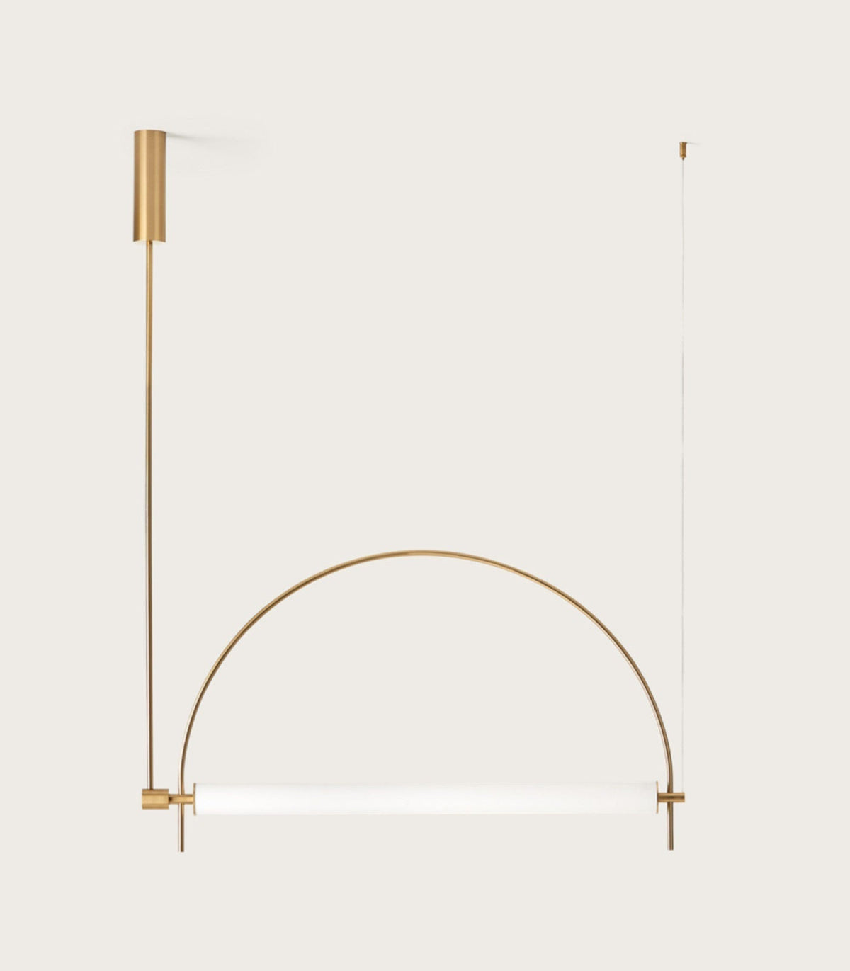 Arched kroonluchter met lineaire LED