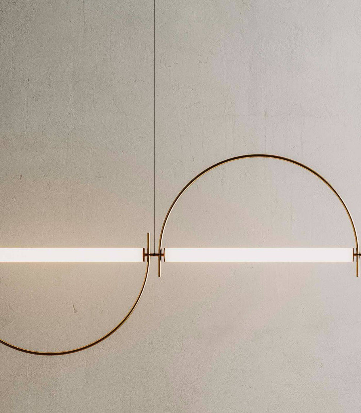 Arched kroonluchter met lineaire LED