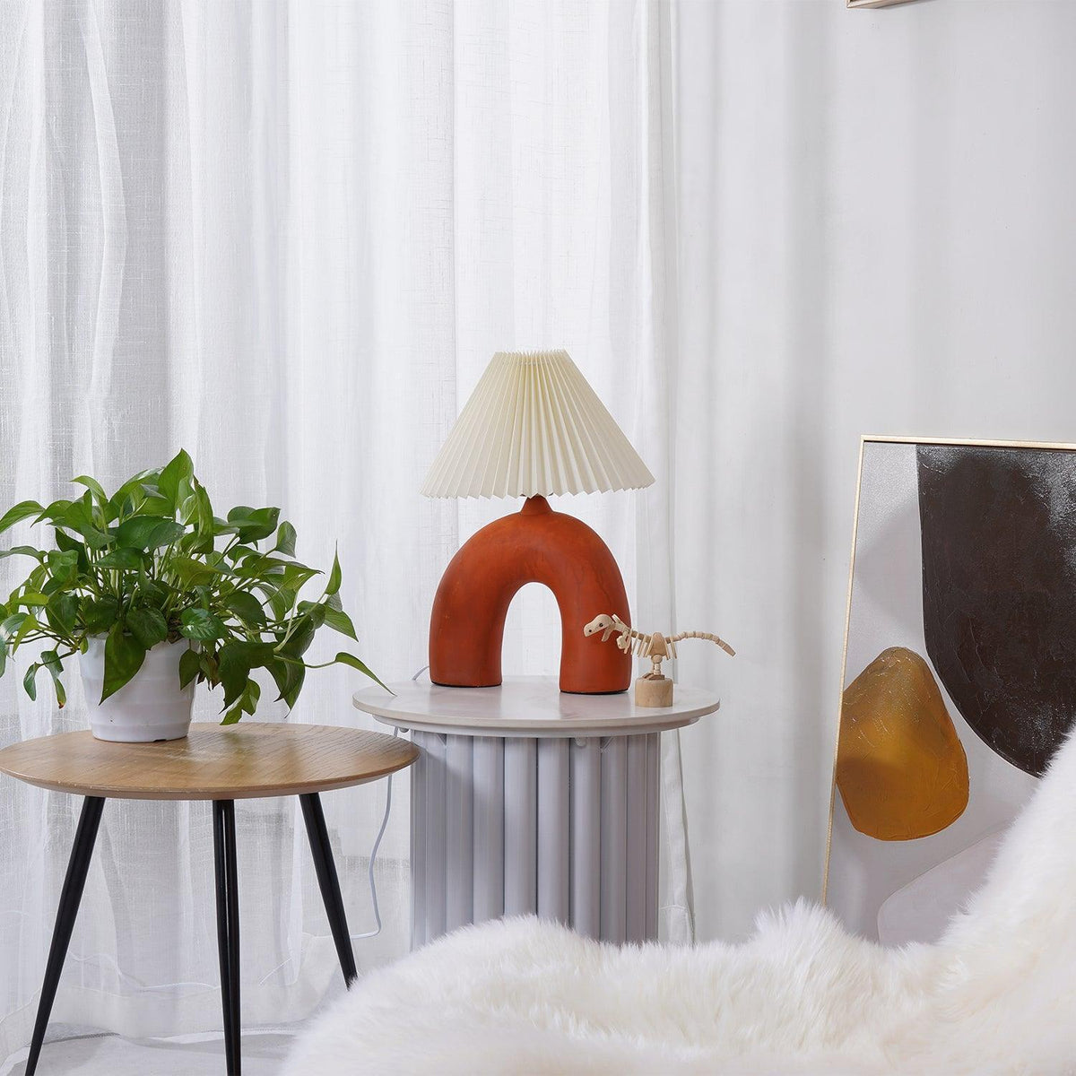 Lumenaya moderne tafellamp van keramiek