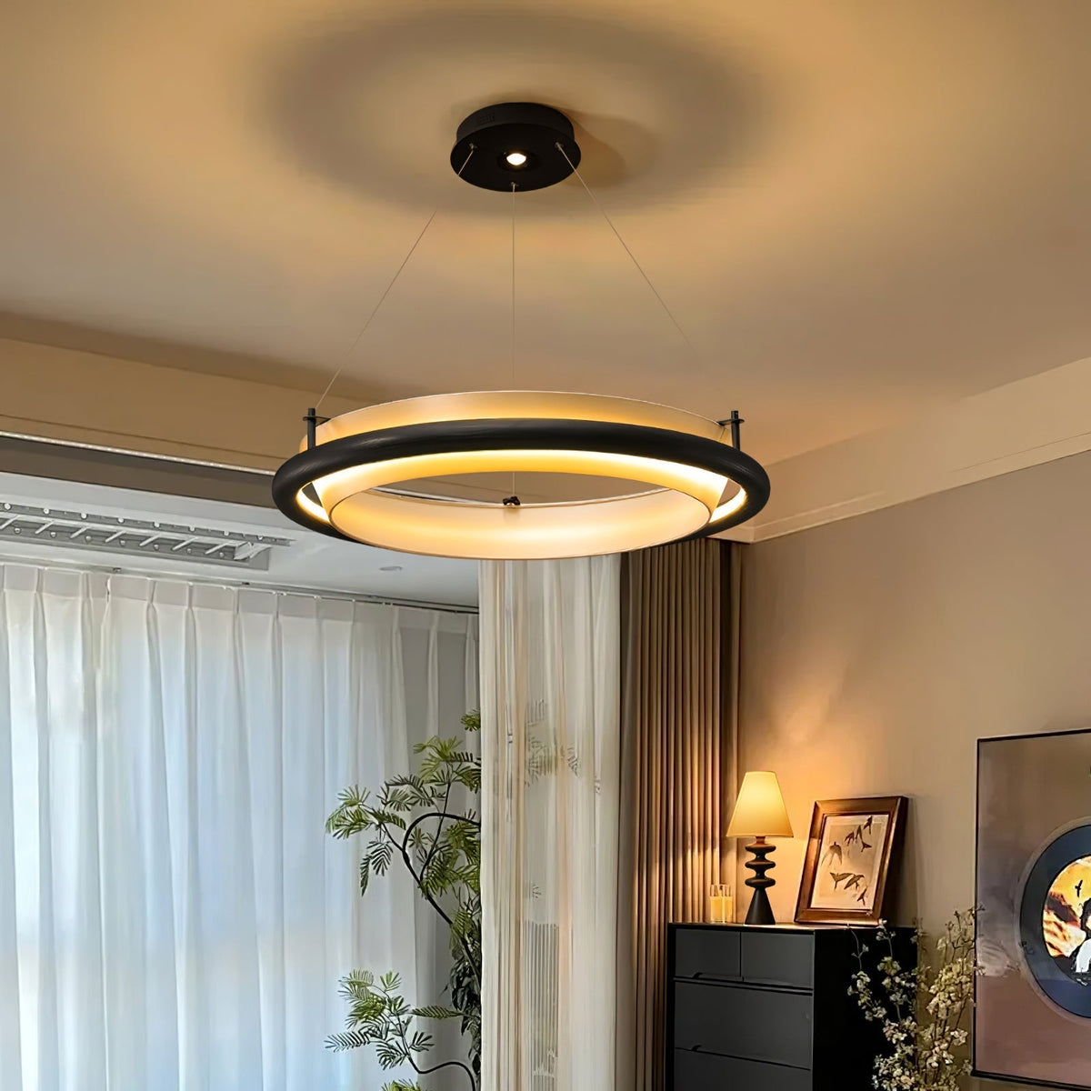 Olvelila ronde hanglamp