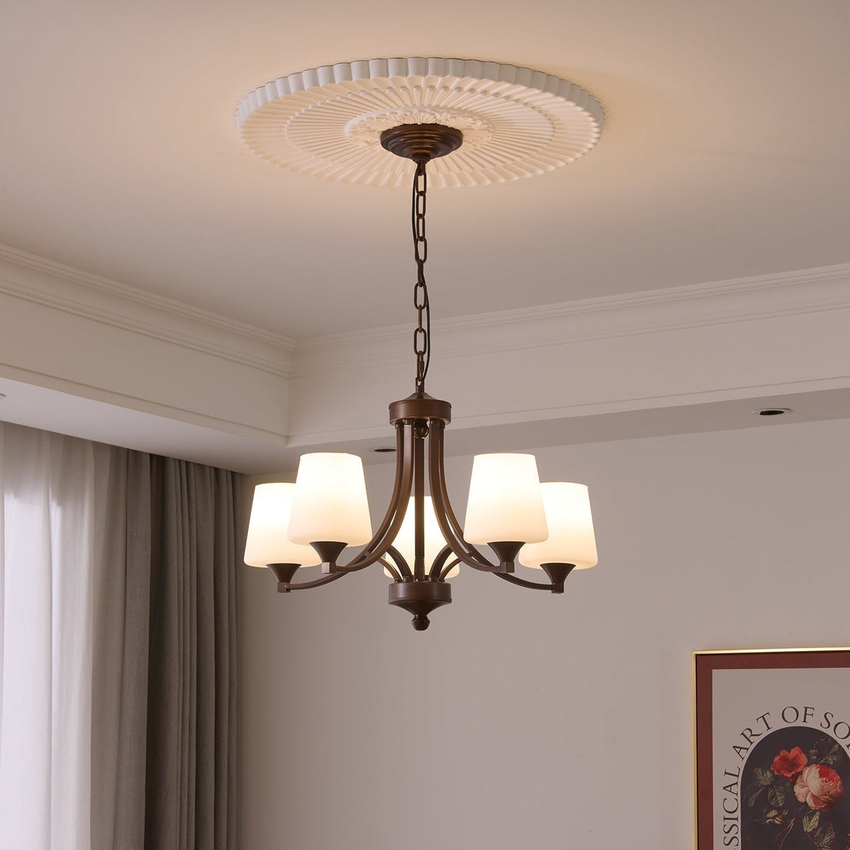Ardena elegantie Vintage klassieke glas Kroonluchter