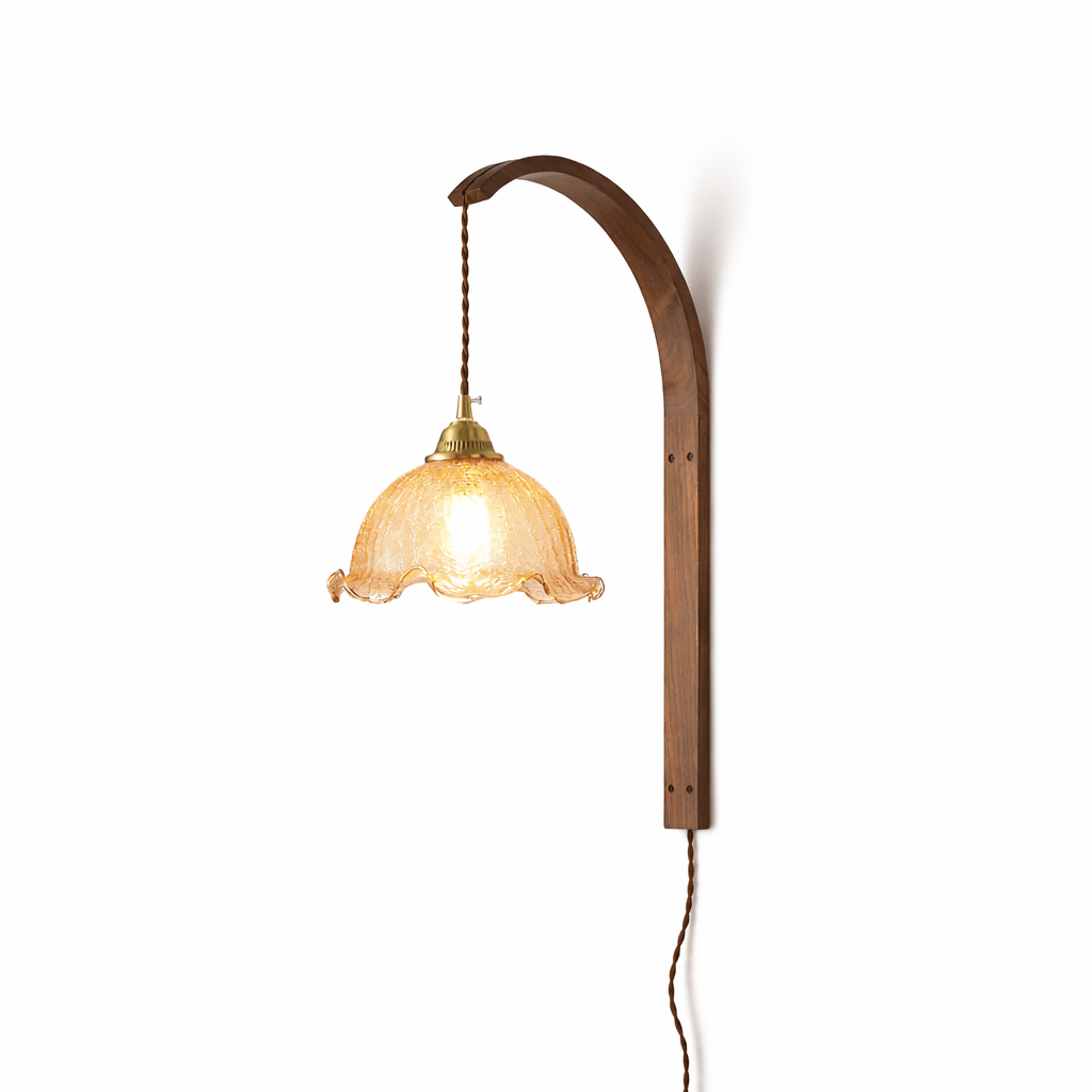 Arvyn Ardent houten wandlamp