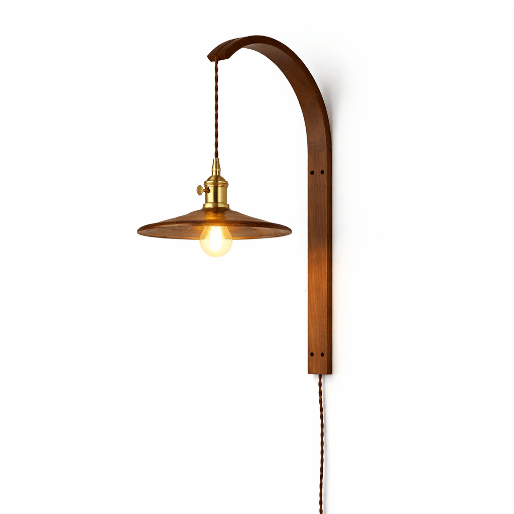Arvyn Ardent houten wandlamp