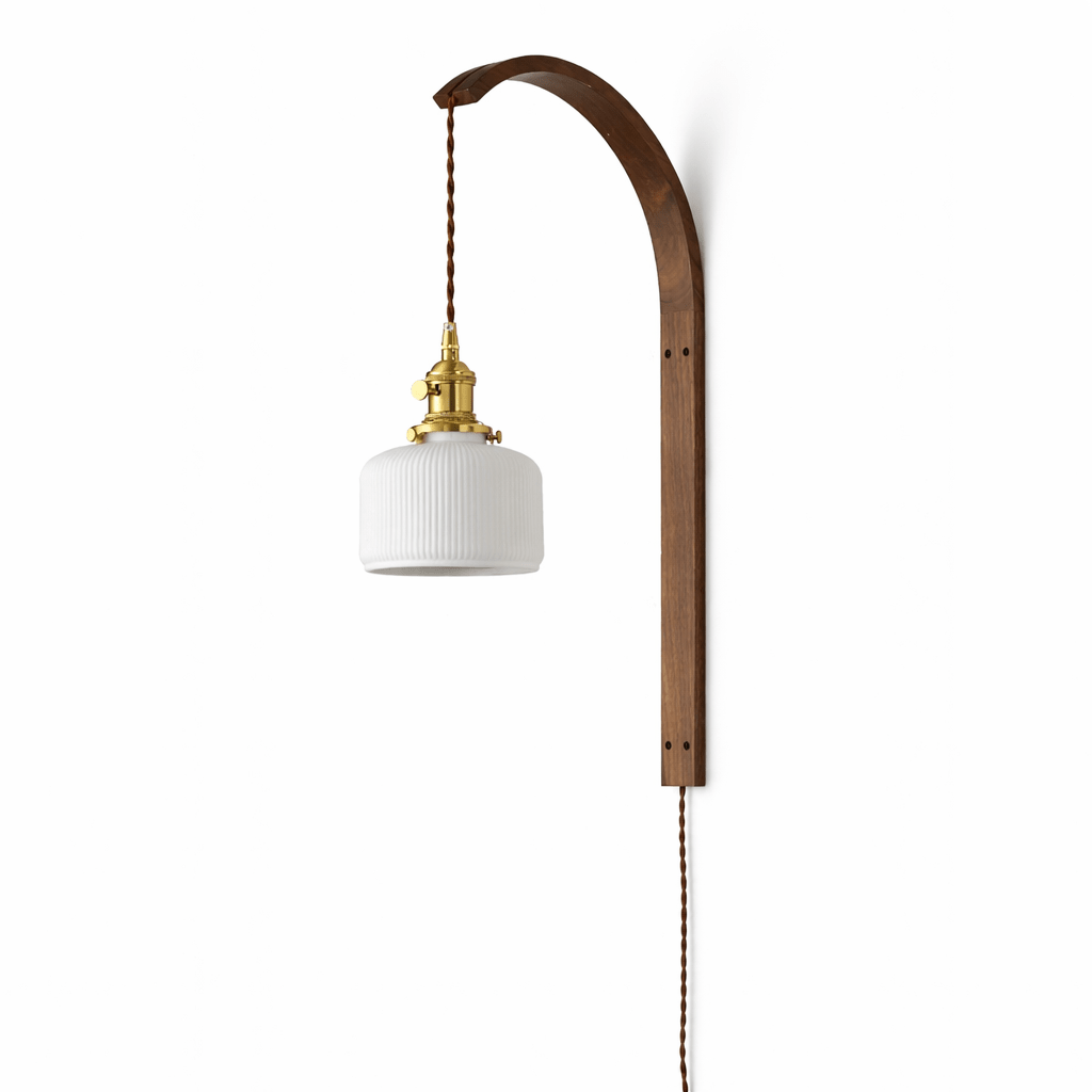 Arvyn Ardent houten wandlamp