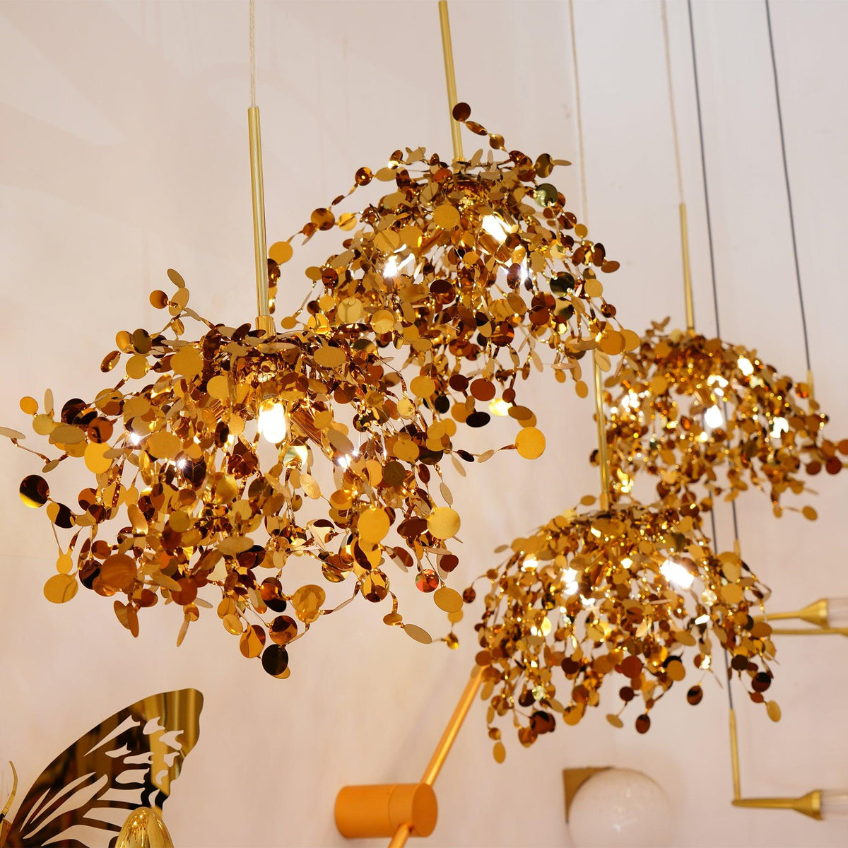 Noruielle hanglamp Metallic Disc Cloud